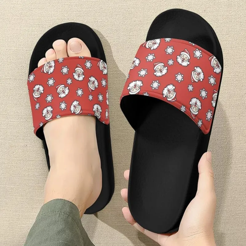 Semioury Rose Cozy Home Shoes Tie-Dye Soft Sole Bedroom Anti-Skid Outdoor Sole Iris Forest House Shoes for Women Men Family