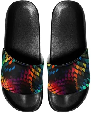 Semioury Van Gogh Summer Slippers Skull Butterfly Moroccan Tiles Travel Soft Comfy Thick Shoes Beach Sandal Bathroom Slipper