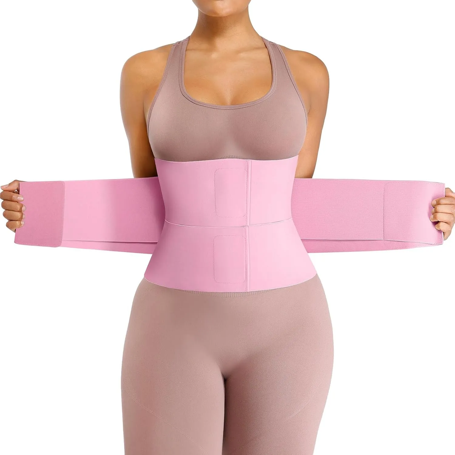 SHAPELLX Waist Trainer for Women Waist Cincher Corset Shapewear Body Shaper Tummy Control Stomach Belt Postpartum Band