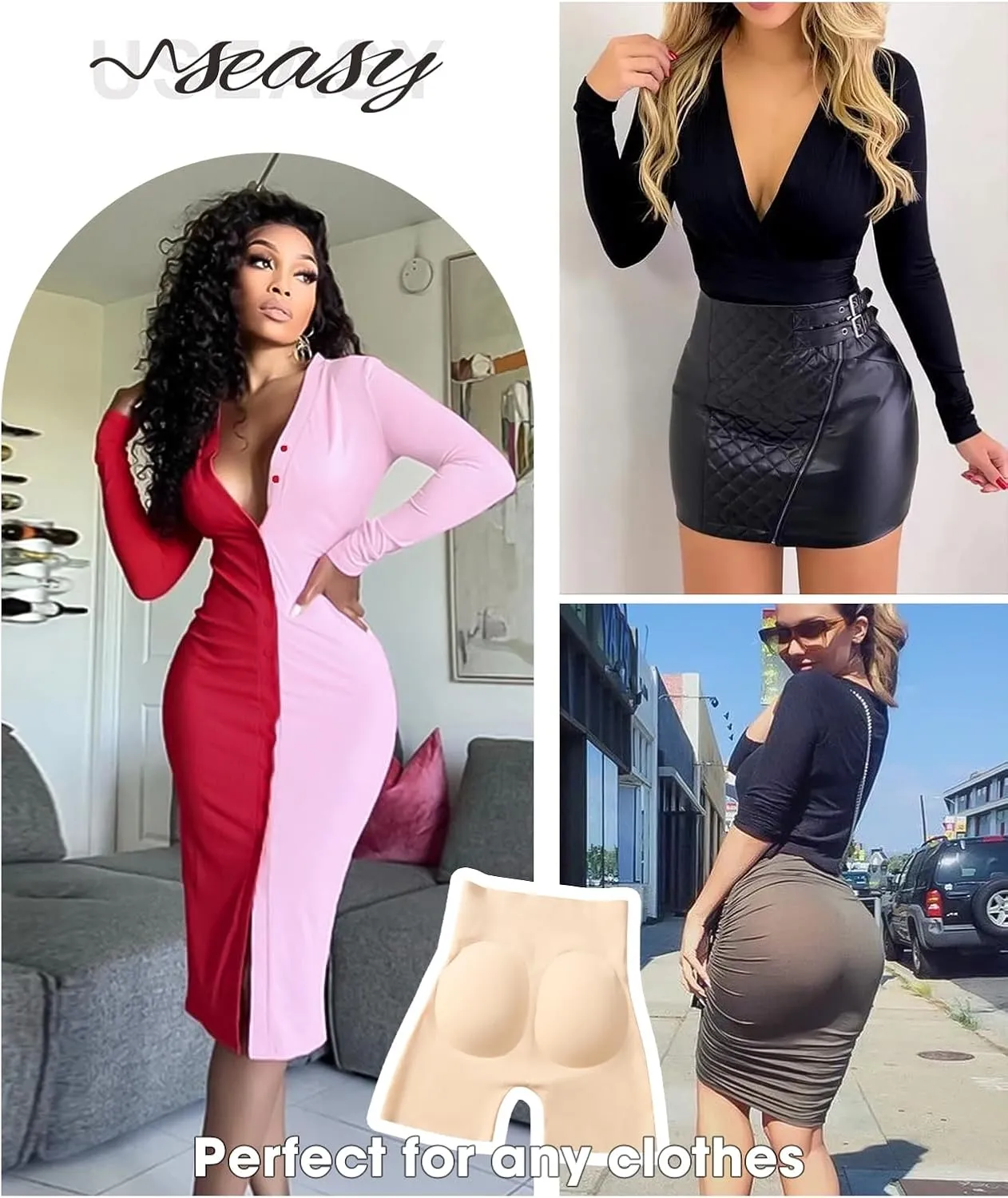 Shapewear for Women Tummy Control Panties Shapewear Shorts for Under Dresses Women Compression Shorts