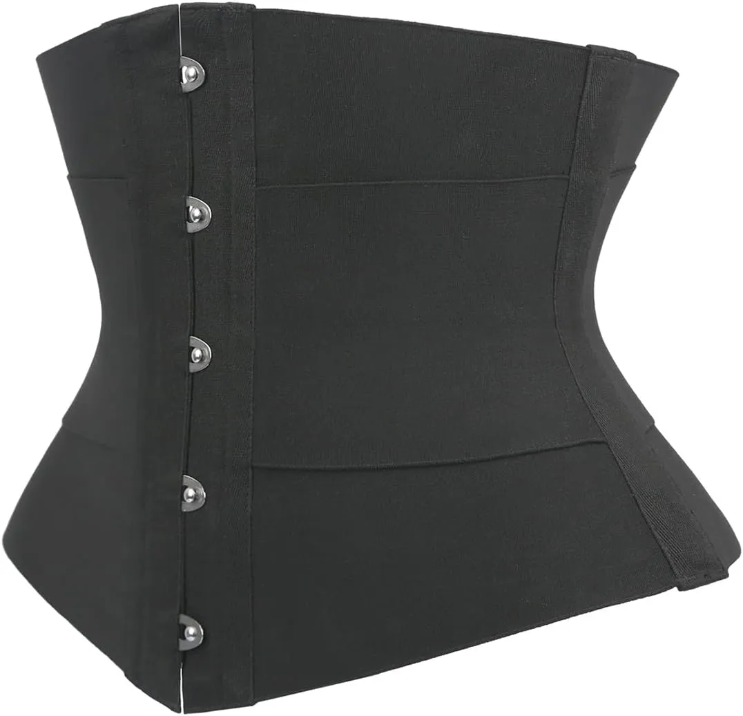Short Torso Waist Trainer for Women Underbust Corset Girder Hourglass Workout Body Shaper Waist Cincher