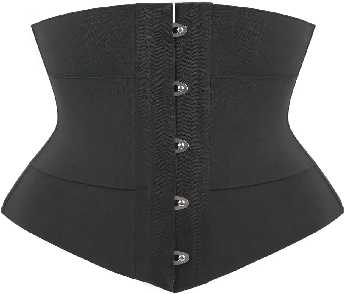 Short Torso Waist Trainer for Women Underbust Corset Girder Hourglass Workout Body Shaper Waist Cincher