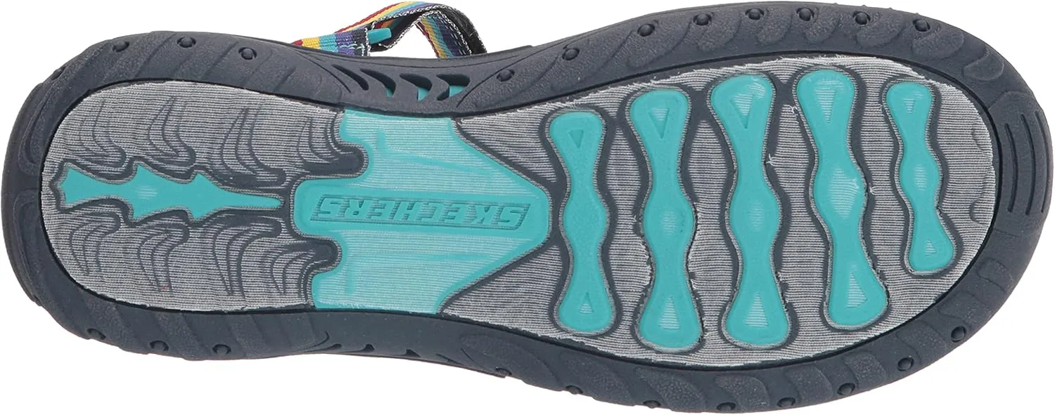 Skechers Girl's Reggae-Rainbow Trail Sandal Sneaker