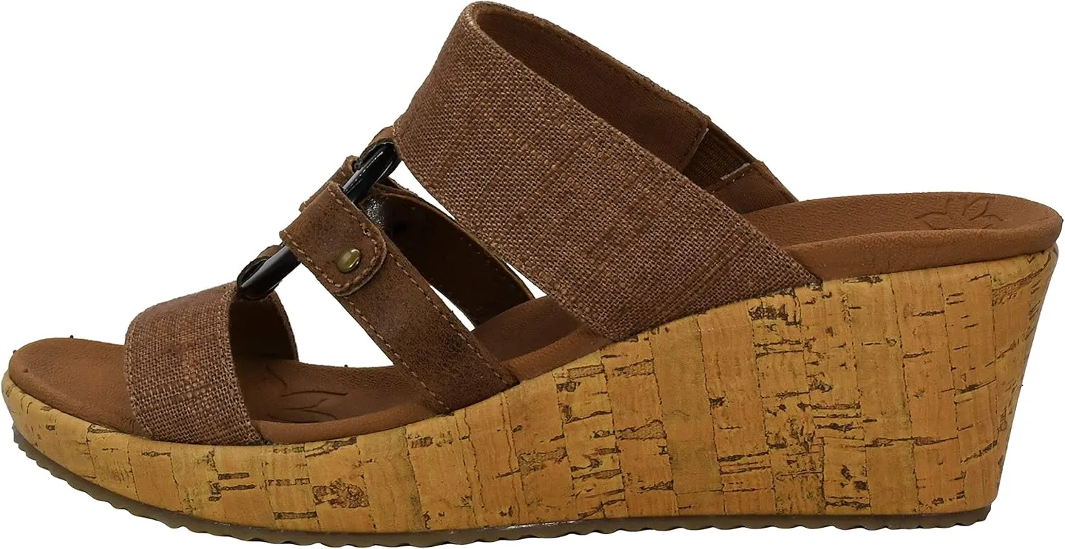 Skechers Women's Beverlee-Sail Away Wedge Sandal
