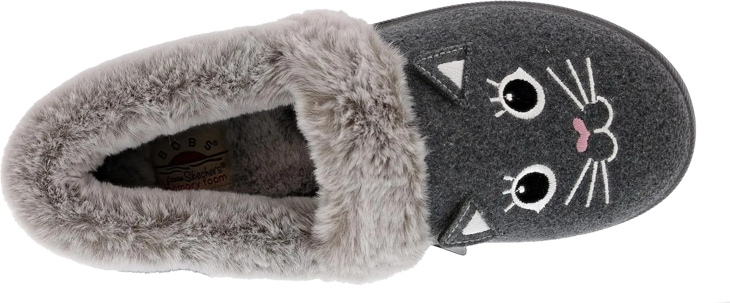 Skechers Women's Bobs Too Cozy- Meow Jammies Slippers