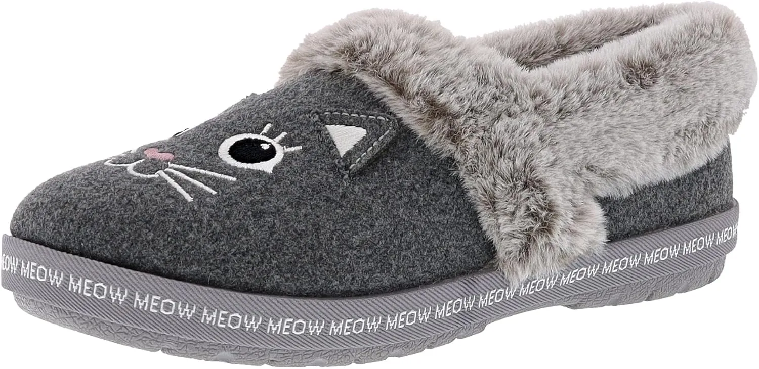 Skechers Women's Bobs Too Cozy- Meow Jammies Slippers