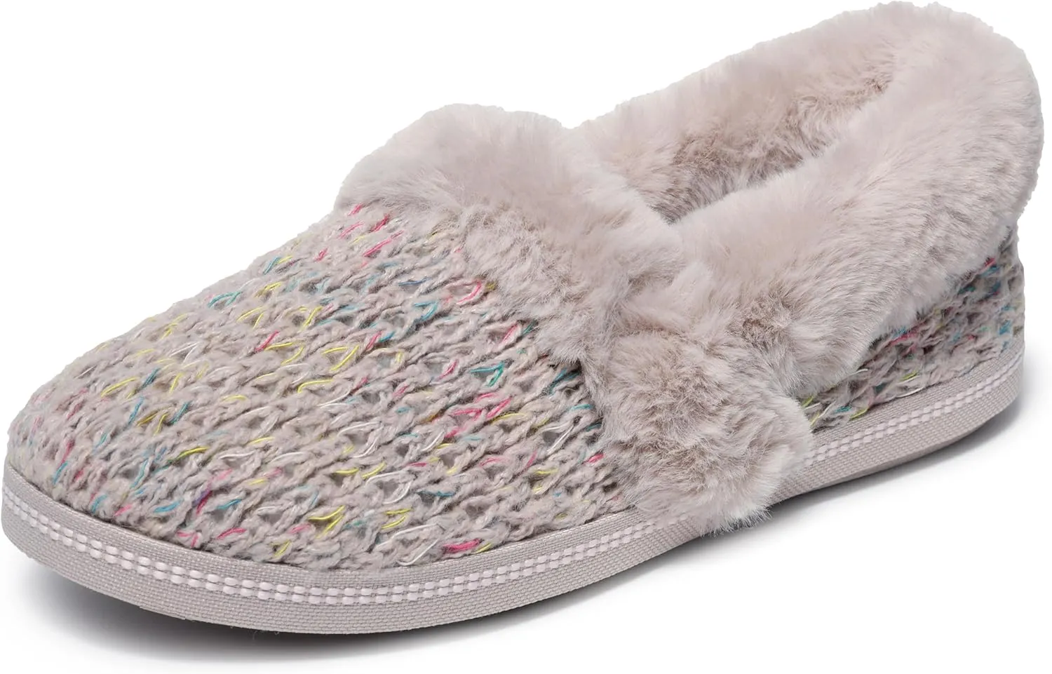 Skechers Women's Cozy Campfire-Colorful Snuggles Slipper