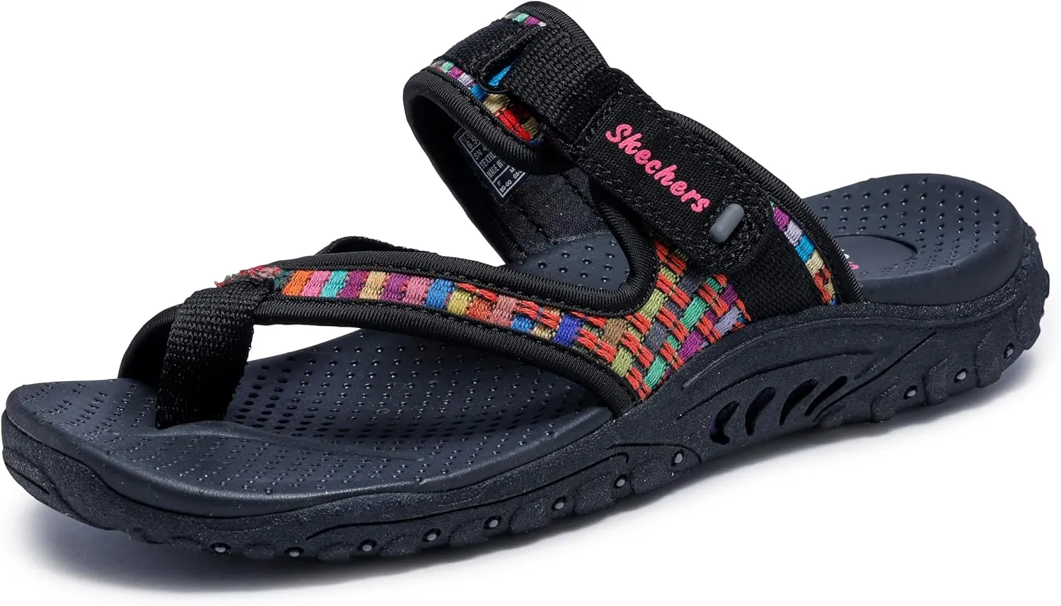 Skechers Women's Reggae Mad Swag Toe Thong Woven Sandal