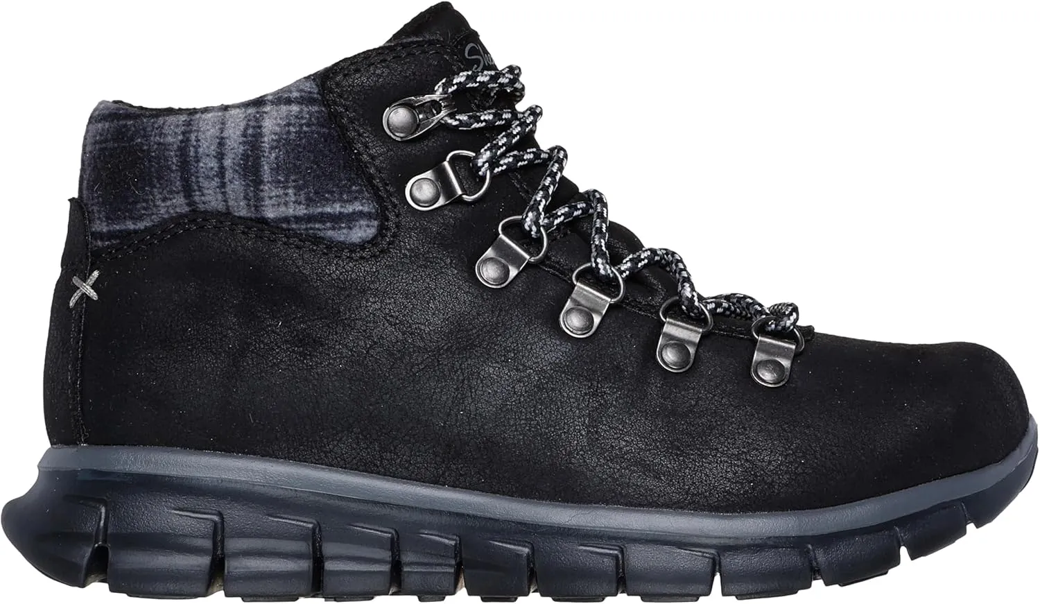 Skechers Women's Synergy-Plaid Mood Ankle Boot