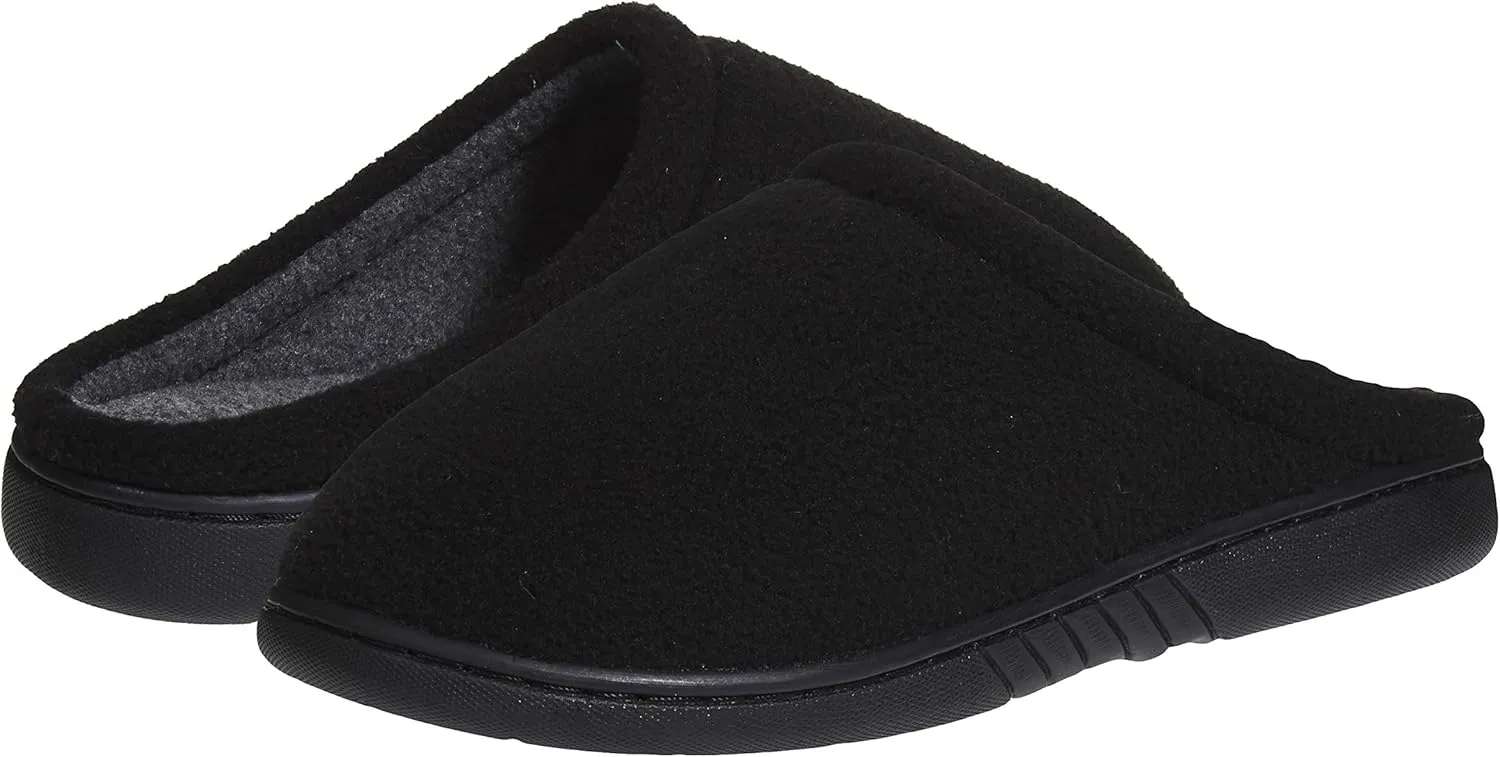 Skysole Boys Fleece Clog Slipper with Rugged Outsole