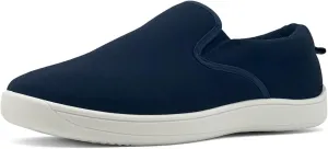 Slip on Shoes for Men, Classic Canvas Casual Shoes Comfortable Flats Men's White Loafers Low Top Sneakers Hands Free