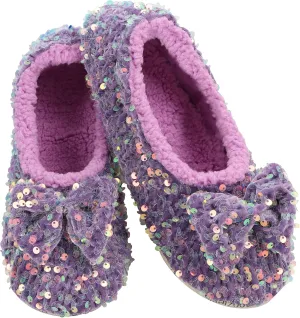 Snoozies Womens Glamour Bling Ballerina