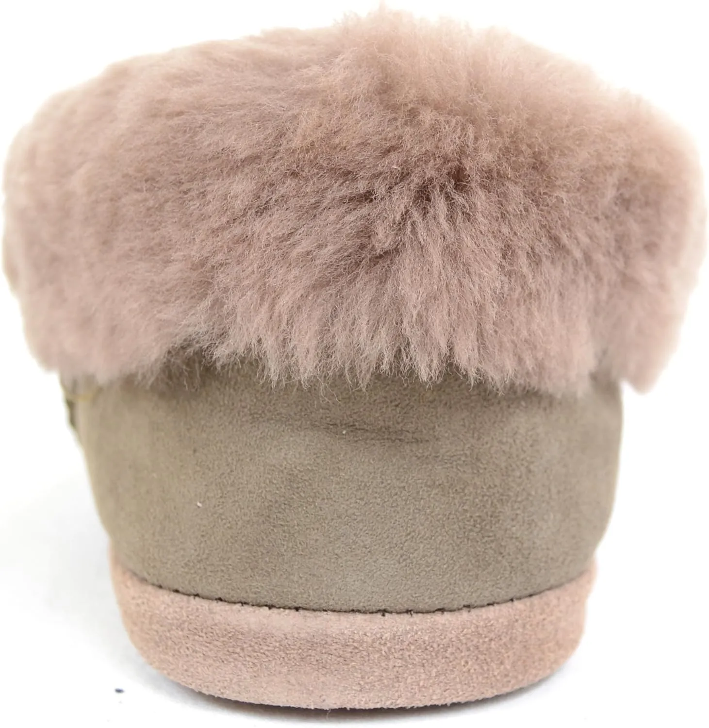 SNUGRUGS Ladies Luxury Genuine 100% Full Sheepskin Slipper with Soft Sole