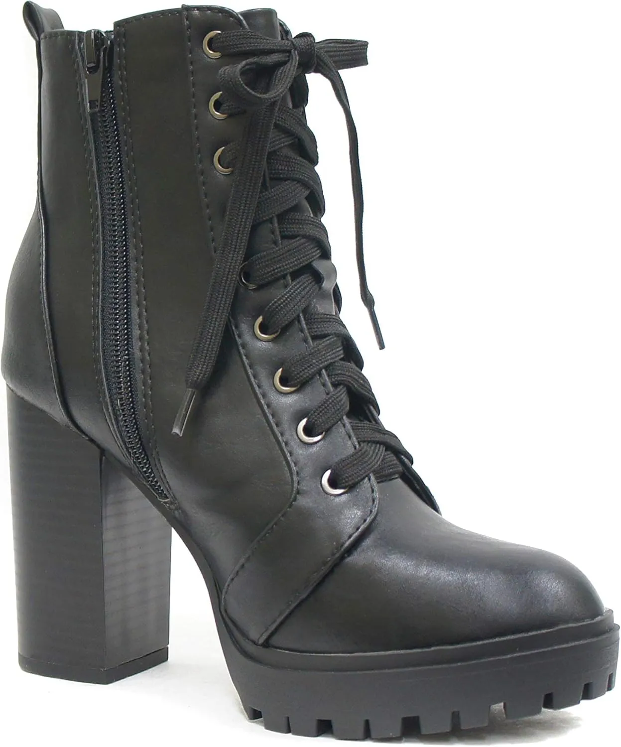 Soda BALBOA ~ Women's High Stacked Heel Bootie