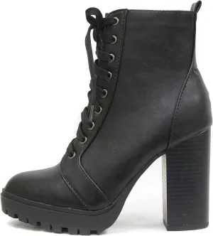Soda BALBOA ~ Women's High Stacked Heel Bootie