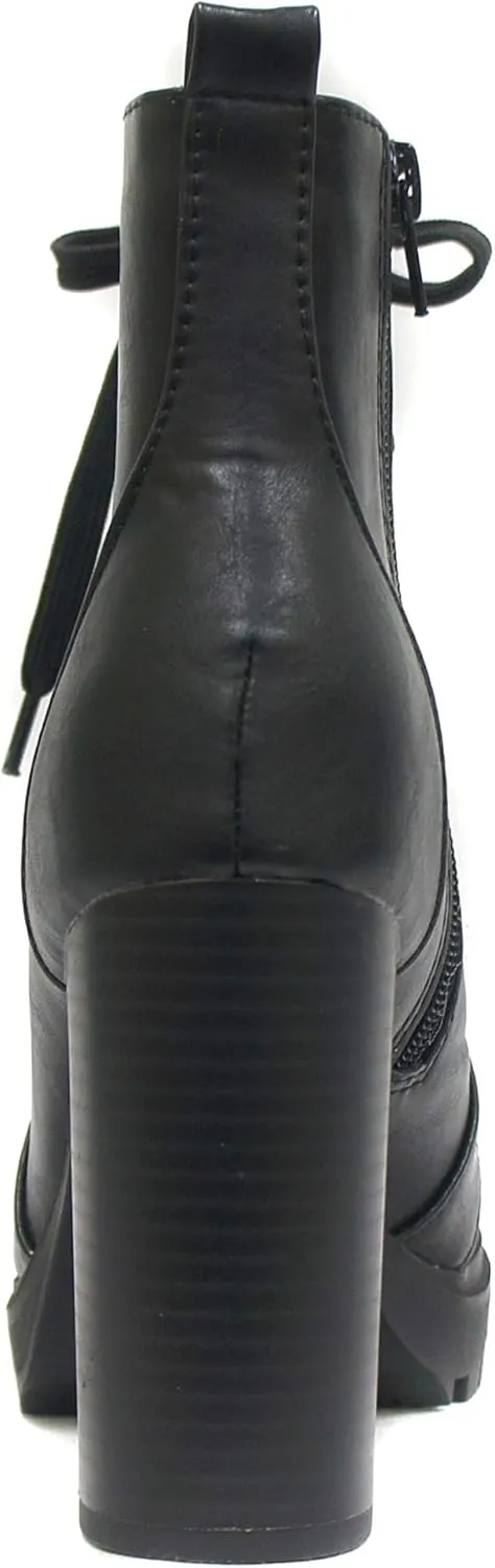Soda BALBOA ~ Women's High Stacked Heel Bootie