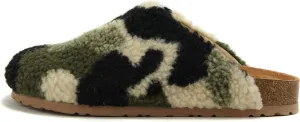 Soda Emotion - Women's Super Soft Faux Fur Fuzzy Fluffy Close Toe Cork Platform Slide Slipper