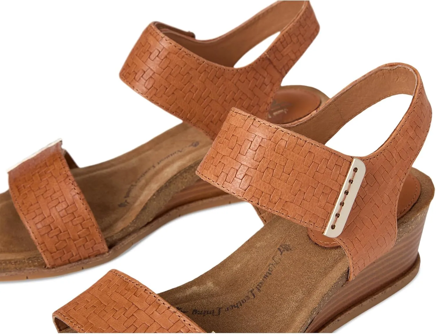 Sofft Women's Verdi II Wedge Sandal, Luggage Woven, 6.5