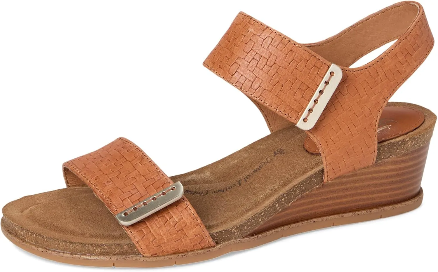 Sofft Women's Verdi II Wedge Sandal, Luggage Woven, 6.5