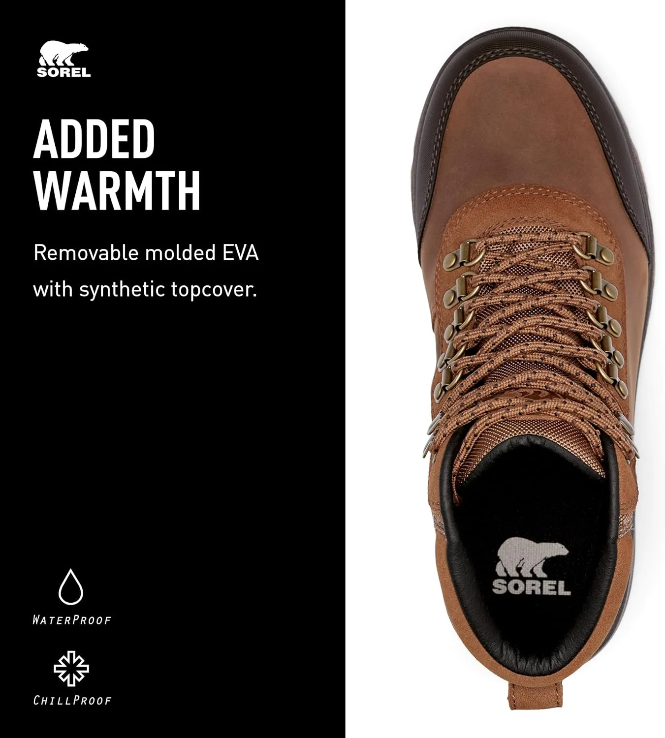 Sorel Men's Ankeny II Hiker Waterproof Boots