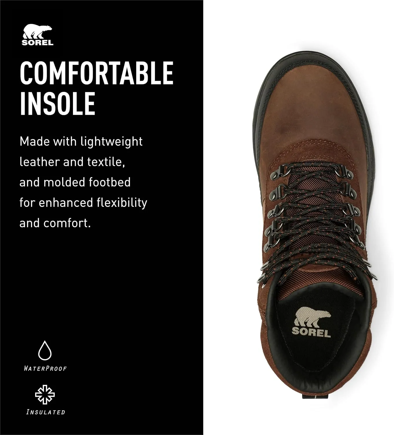 SOREL Men's Ankeny ll Hiker Plus Waterproof Boot