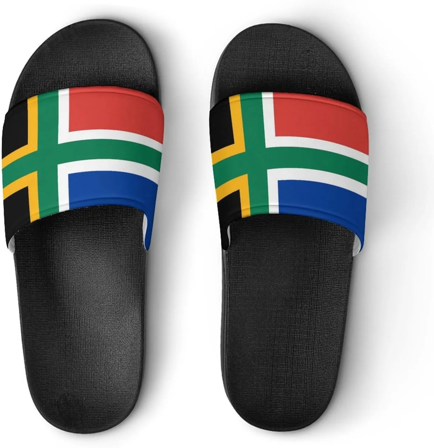 South African Nordic Cross Flag House Slippers for Women Men Shower Slides Bathroom Sandals