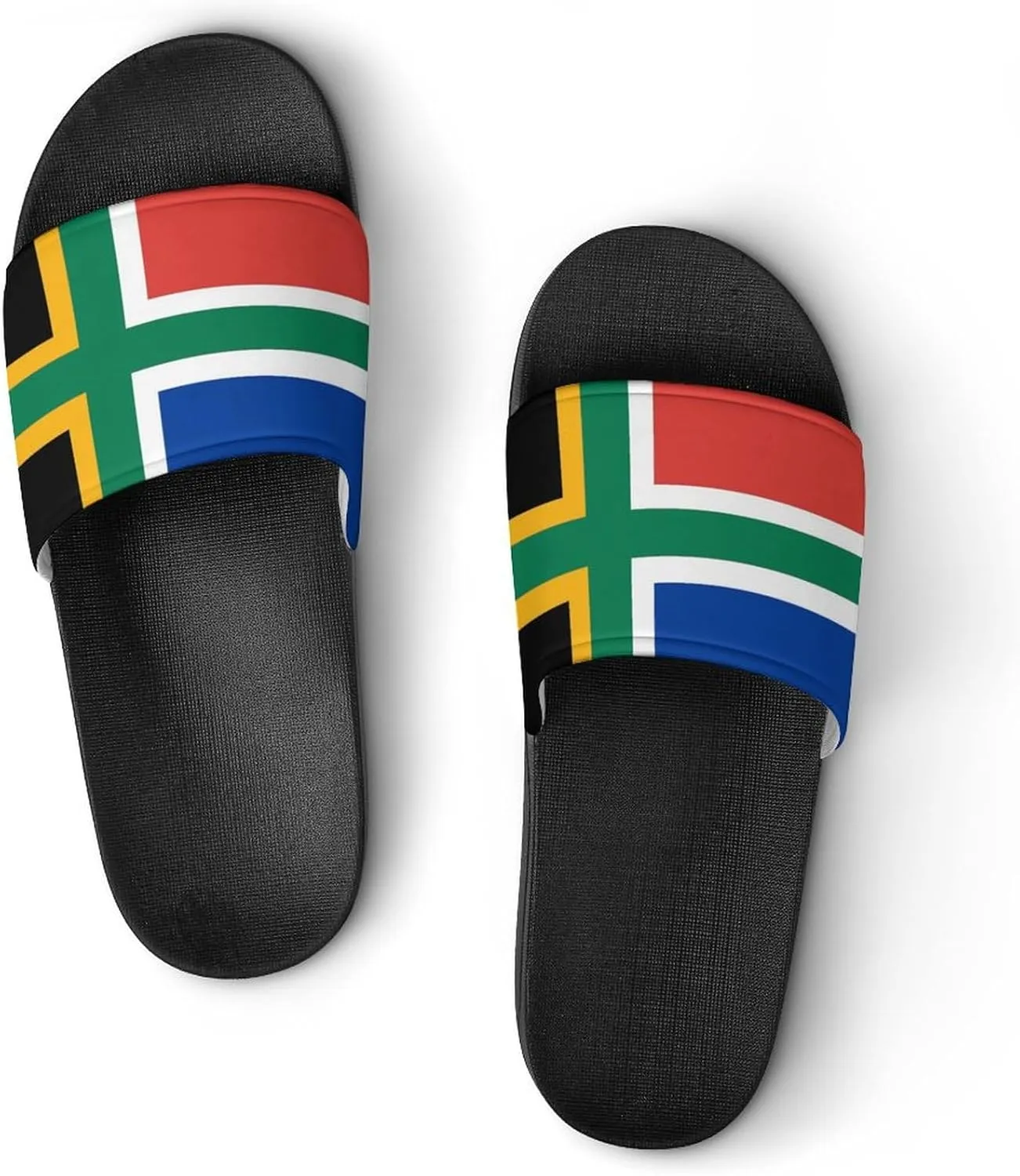 South African Nordic Cross Flag House Slippers for Women Men Shower Slides Bathroom Sandals