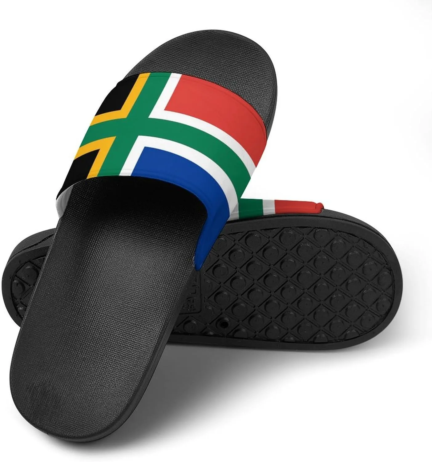 South African Nordic Cross Flag House Slippers for Women Men Shower Slides Bathroom Sandals