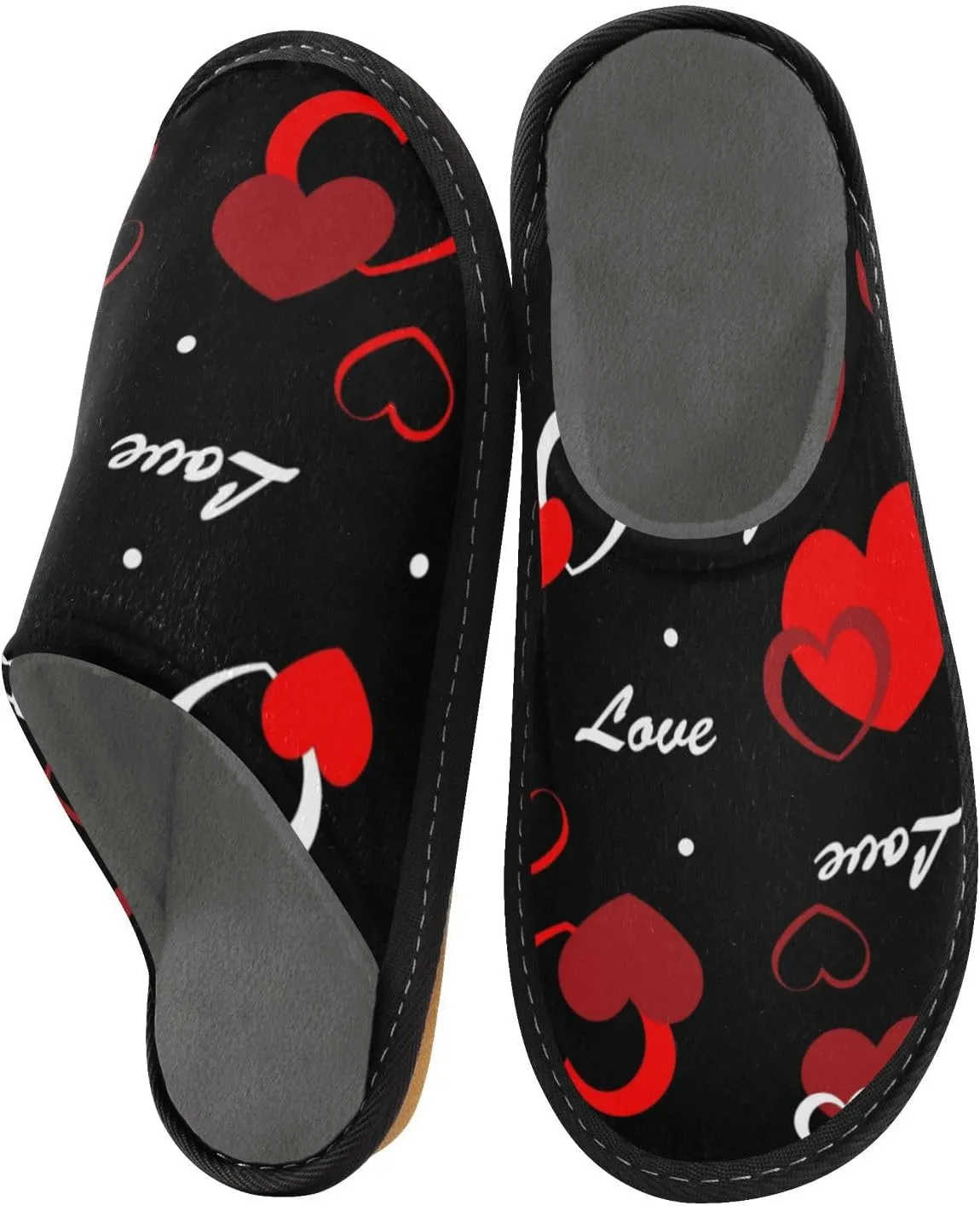 Spa Slippers Indoor House Fuzzy Slippers Soft Memory Foam Non-Slip Home Slipper Winter Shoes For Bedroom Hotel Travel 4-11