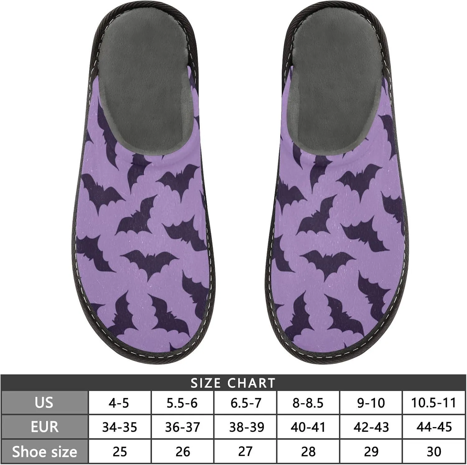 Spa Slippers Indoor House Fuzzy Slippers Soft Memory Foam Non-Slip Home Slipper Winter Shoes For Bedroom Hotel Travel 4-11