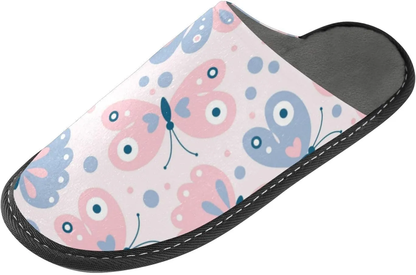 Spa Slippers Indoor House Fuzzy Slippers Soft Memory Foam Non-Slip Home Slipper Winter Shoes For Bedroom Hotel Travel 4-11
