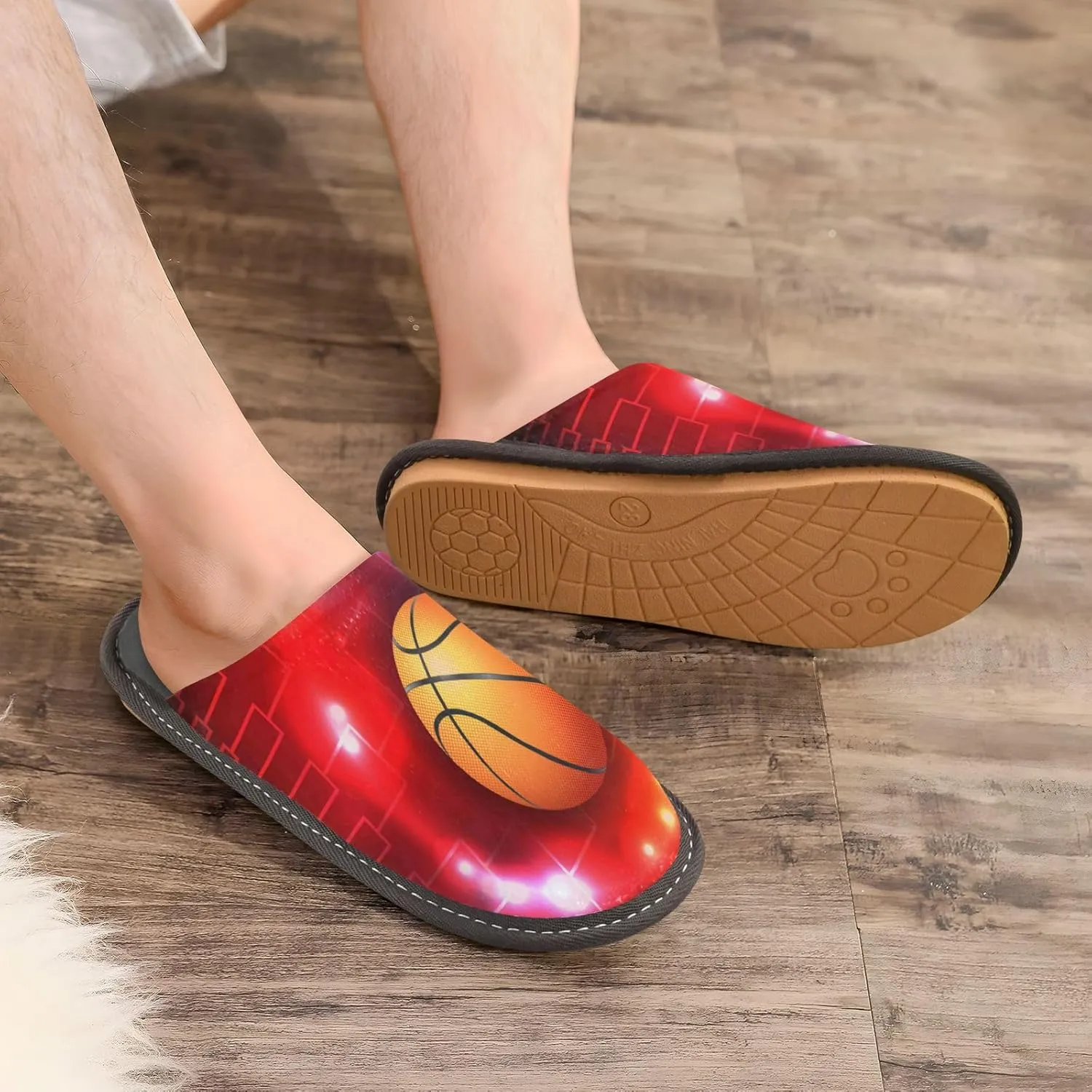 Spa Slippers Indoor House Fuzzy Slippers Soft Memory Foam Non-Slip Home Slipper Winter Shoes For Bedroom Hotel Travel 4-11