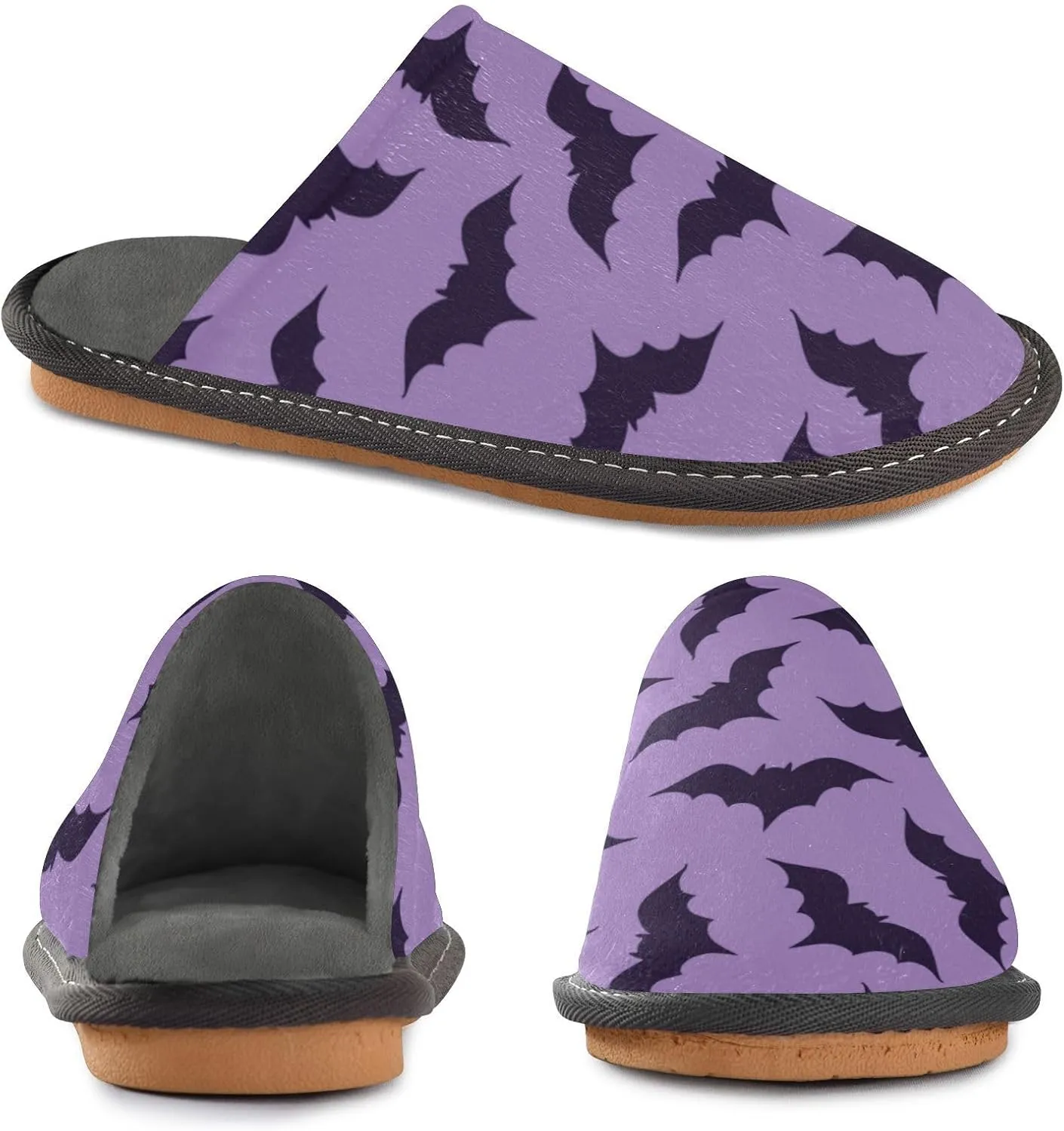 Spa Slippers Indoor House Fuzzy Slippers Soft Memory Foam Non-Slip Home Slipper Winter Shoes For Bedroom Hotel Travel 4-11