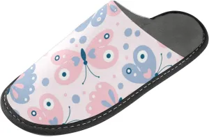 Spa Slippers Indoor House Fuzzy Slippers Soft Memory Foam Non-Slip Home Slipper Winter Shoes For Bedroom Hotel Travel 4-11