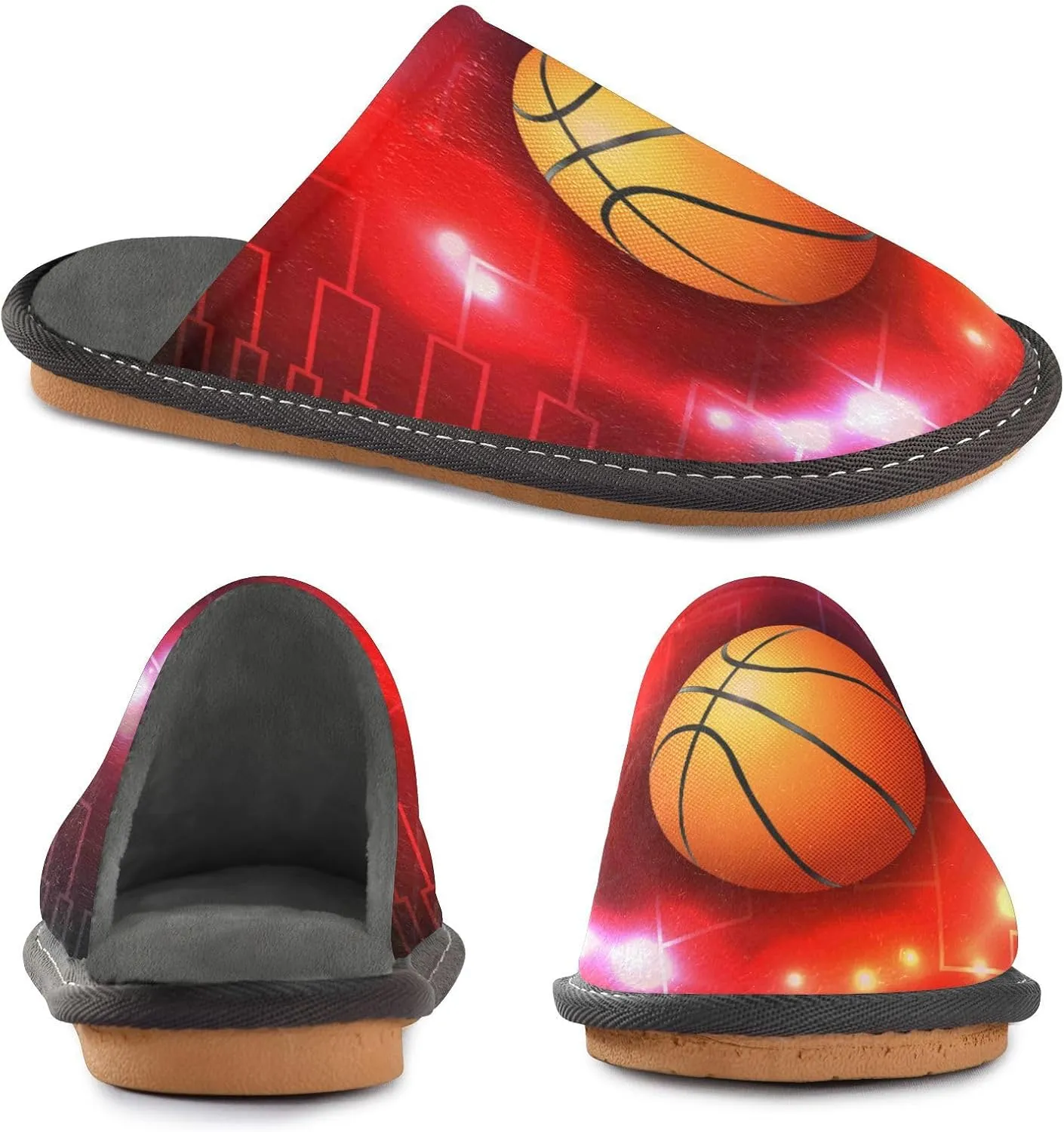 Spa Slippers Indoor House Fuzzy Slippers Soft Memory Foam Non-Slip Home Slipper Winter Shoes For Bedroom Hotel Travel 4-11