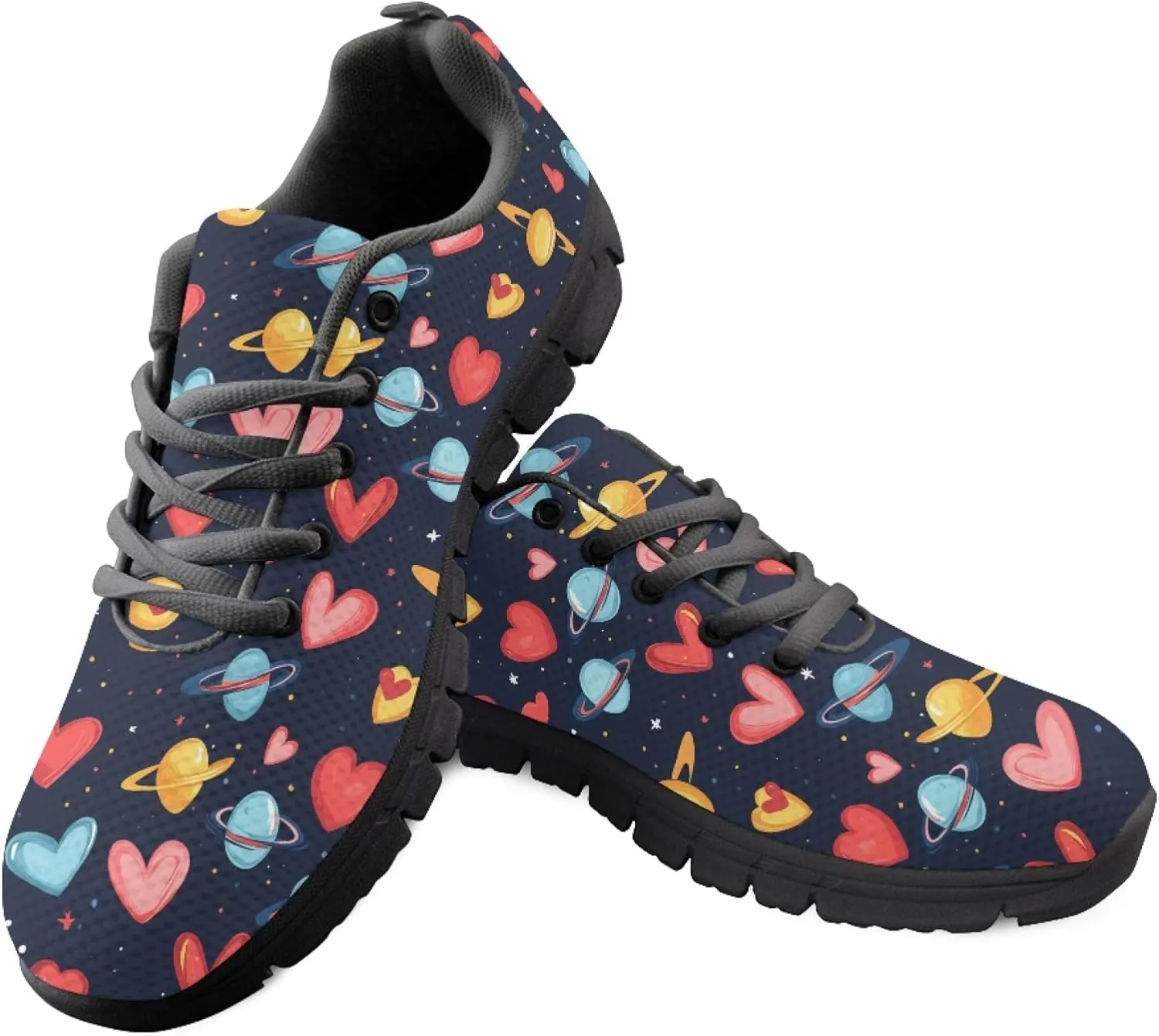 Sports Trainer Running Shoes Womens Causal Travel Sneaker Walking Low Heel Lace up Breathable Flexible Shoe