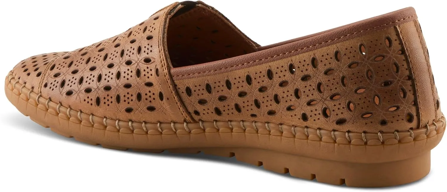 Spring Step Oralis Leather Loafers for Women - Comfortable Slip-On Shoes with Rubber Outsole - Ladies Casual Loafers with Low Heel