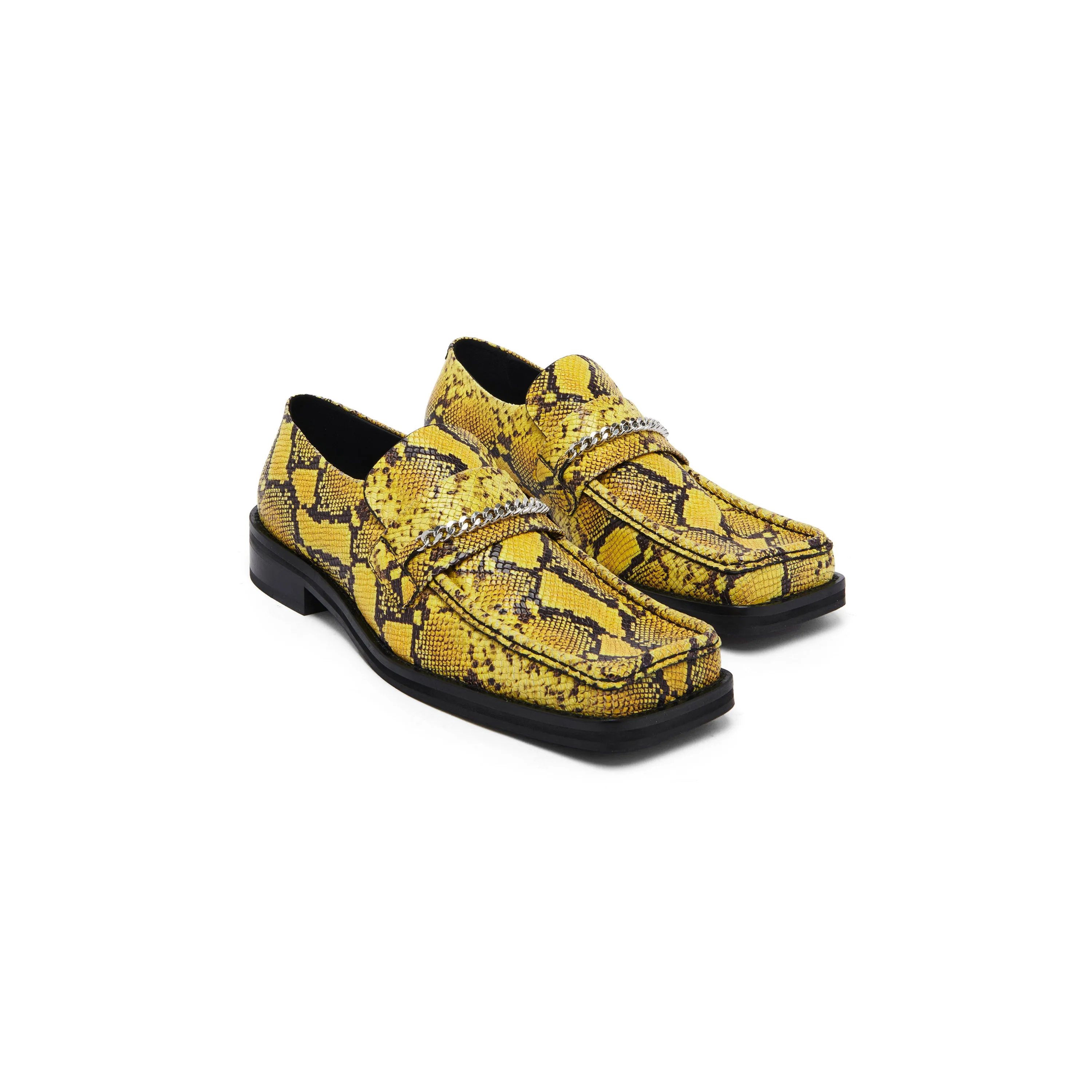 SQUARE TOE LOAFER in YELLOW