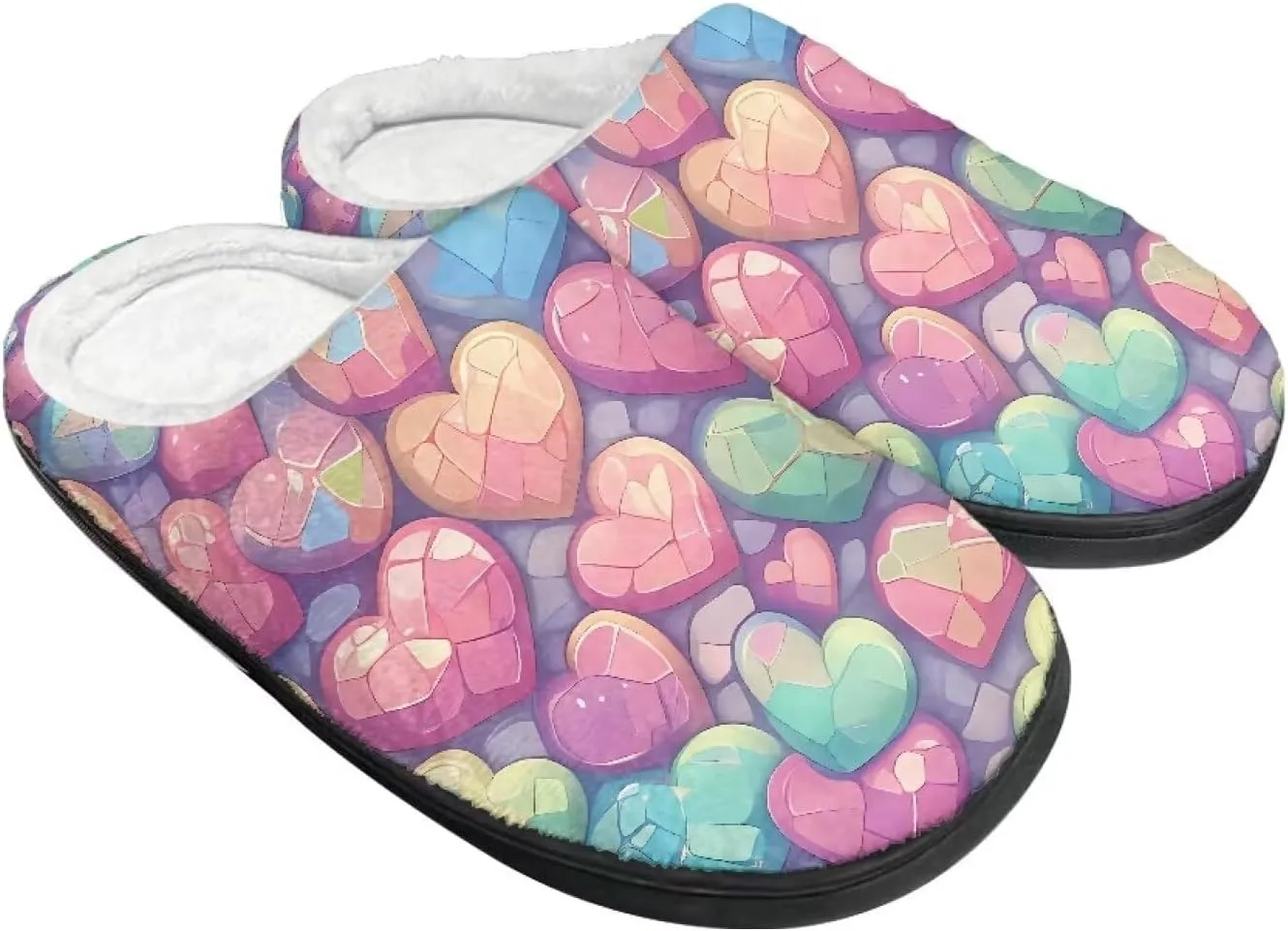 Sugar Skull Girl Grip Slippers Tiger Fluffy House Non Skid Microfiber Women Slipper Winter Indoor Shoes