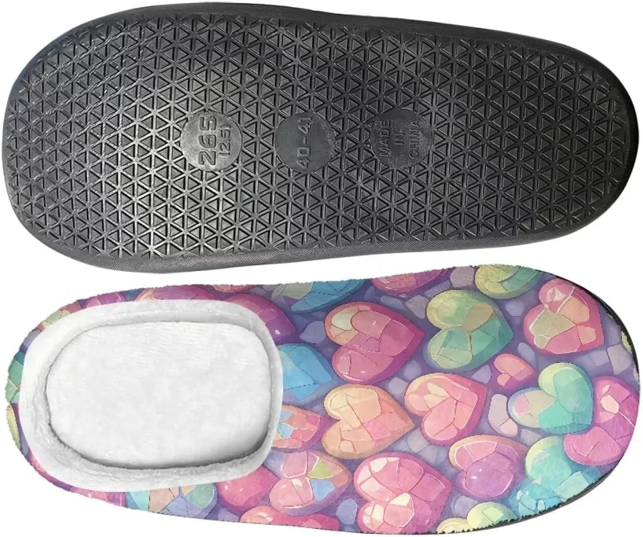 Sugar Skull Girl Grip Slippers Tiger Fluffy House Non Skid Microfiber Women Slipper Winter Indoor Shoes