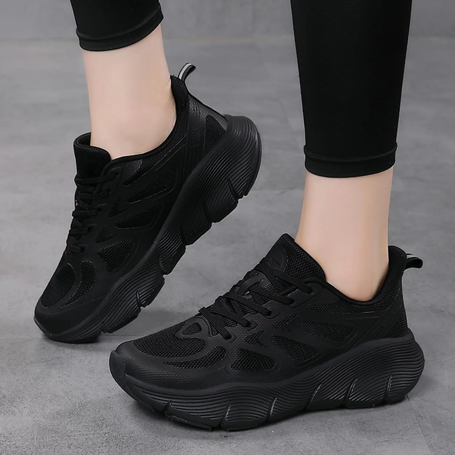 SWDZM Women's Slip on Walking Running Shoes Fashion Sneakers Comfort Non Slip Sport Athletic Trainer Shoes