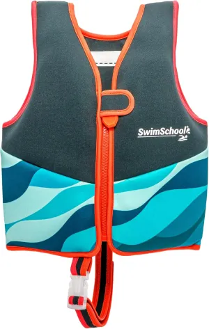 SwimSchool Kids Swim Trainer Vests for Toddlers Ages 2-6 – Boys/Girls – Multiple Colors/Styles – Learn to Swim Floaties
