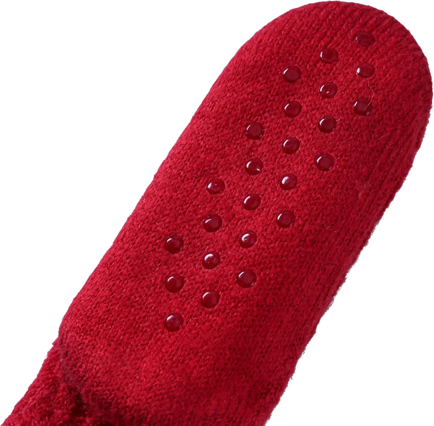 Tough Land Slipper Socks for Women with Grippers Non Slip, Sherpa Lined Slipper Socks
