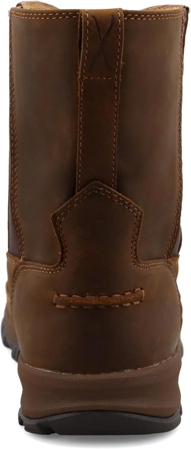 Twisted X Men's 8" Pull On Hiker Boot, Moc Toe