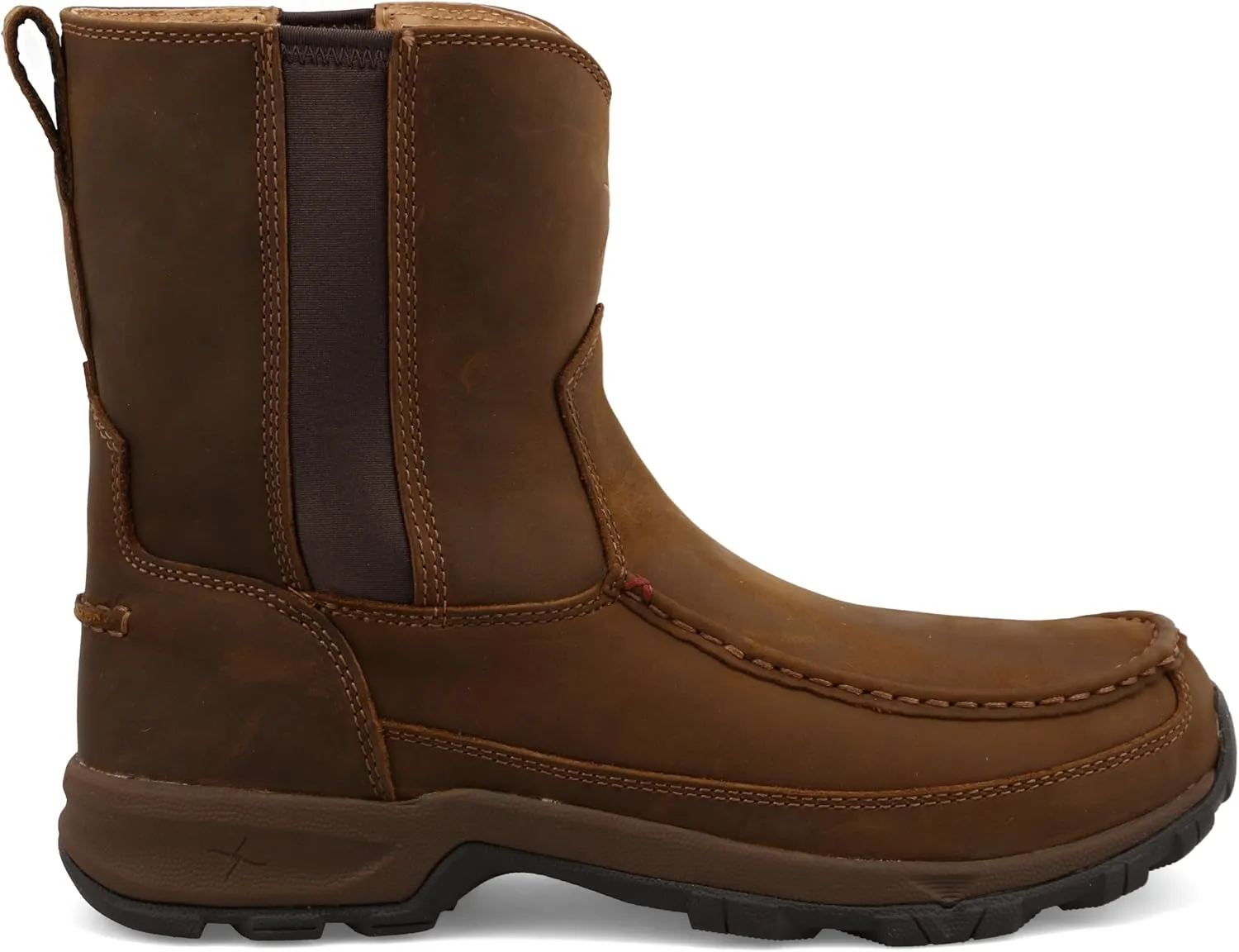 Twisted X Men's 8" Pull On Hiker Boot, Moc Toe