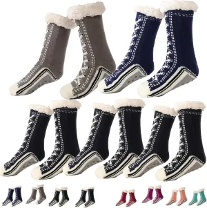 Ultra-Thick Slipper Home Socks Fuzzy Fluffy Winter Warm Soft Thick Non Slip Thermal Home Socks Women