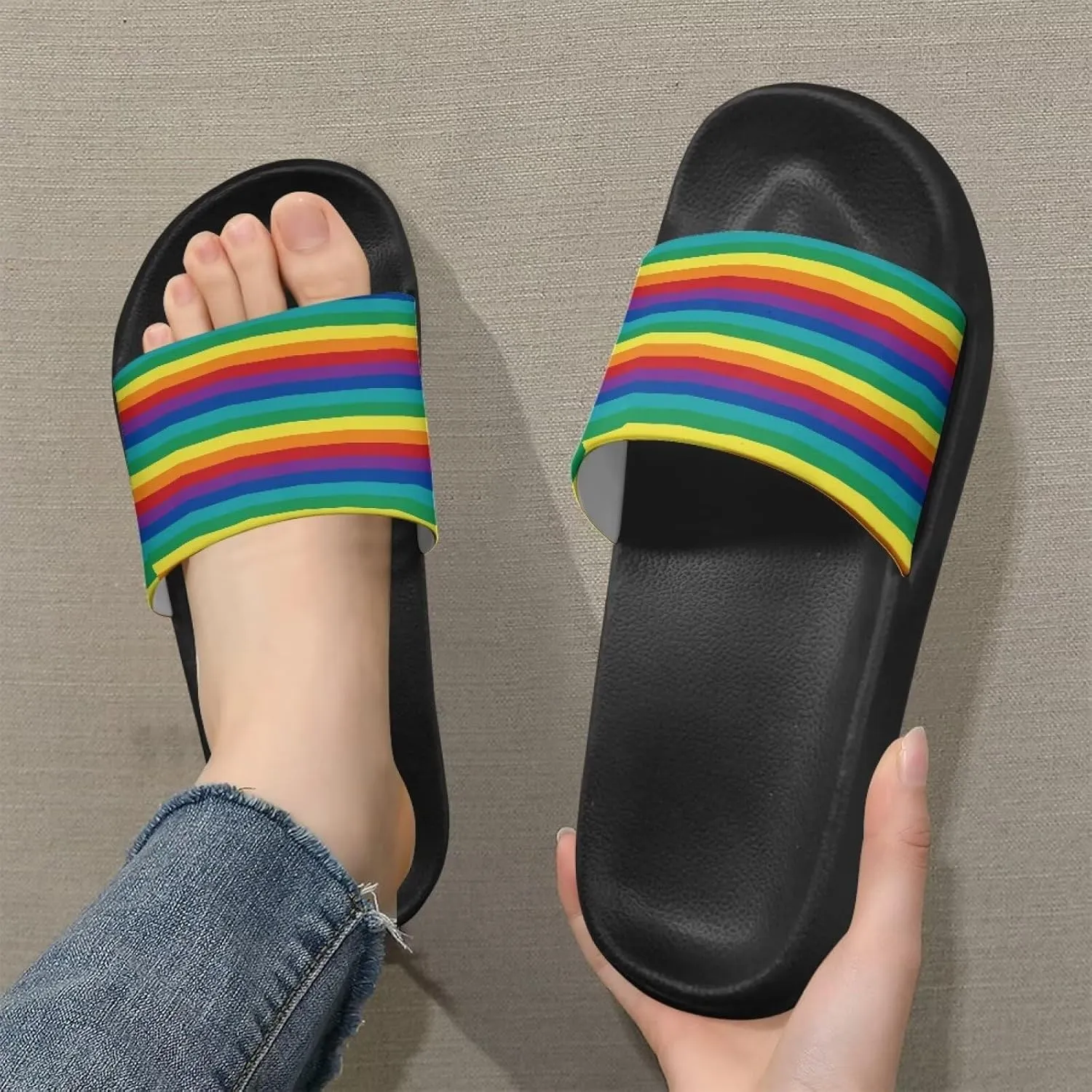 Unisex EVA Flip Flops for Women Men - Lightweight Sandals with Arch Support Beach Pool Slides Summer Slipper