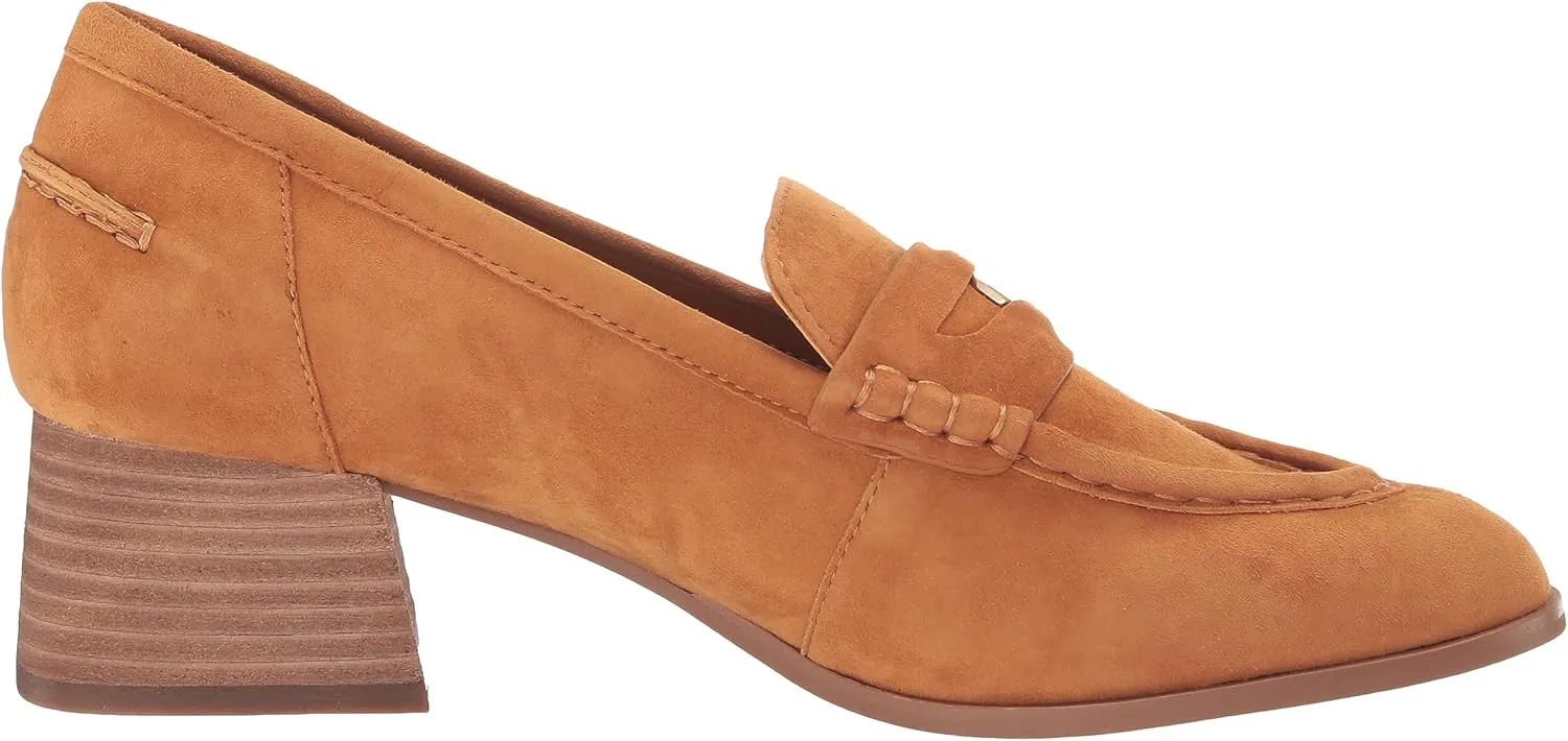 Vince Camuto Women's Carissla Block Heel Loafer Flat