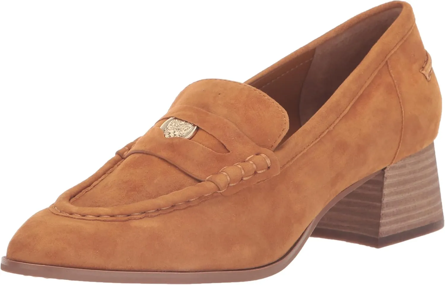 Vince Camuto Women's Carissla Block Heel Loafer Flat