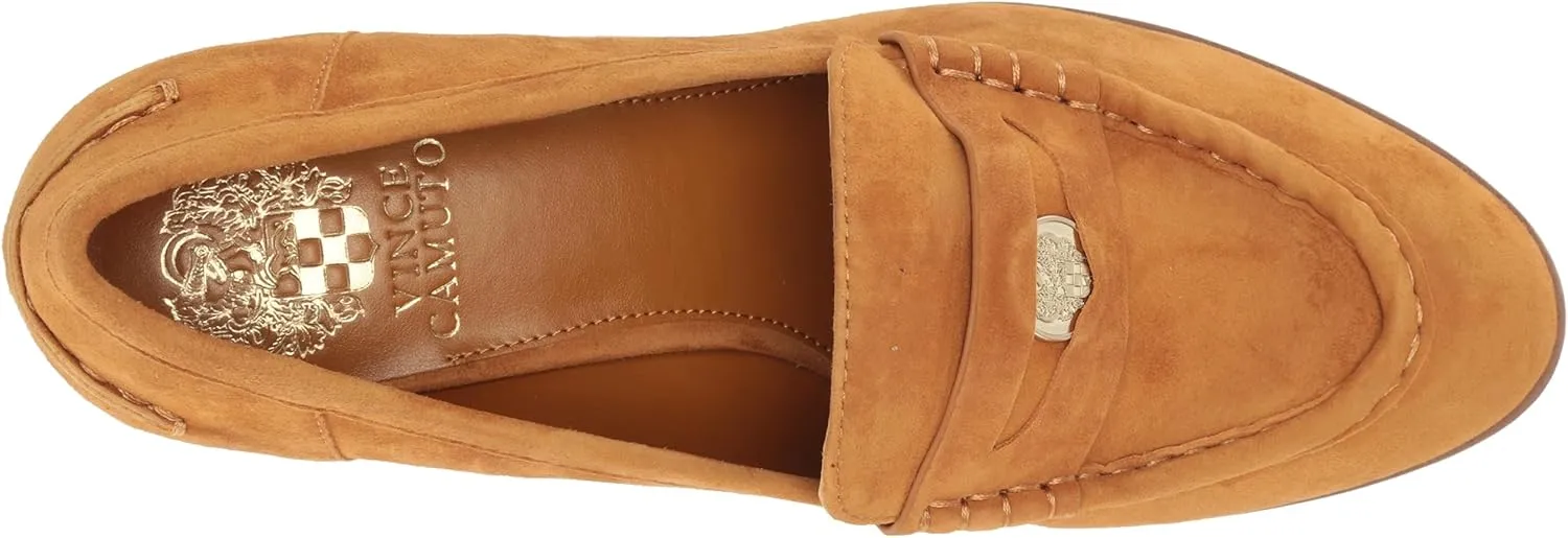 Vince Camuto Women's Carissla Block Heel Loafer Flat